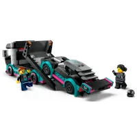 Constructor LEGO Race Car and Car Carrier Truck Figuri/ Multicolor photo 3