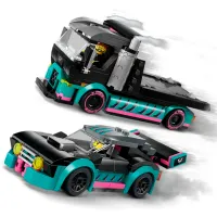 Constructor LEGO Race Car and Car Carrier Truck Figuri/ Multicolor photo 4