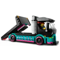 Constructor LEGO Race Car and Car Carrier Truck Figuri/ Multicolor photo 5