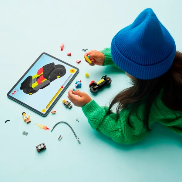 Constructor LEGO Fire Rescue Motorcycle Figuri/ Multicolor photo 6