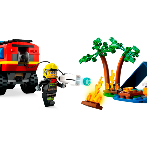 Constructor LEGO 4x4 Fire Truck with Rescue Boat Figuri/ Multicolor photo 4