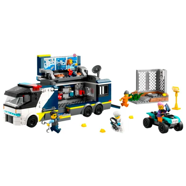 Constructor LEGO Police Mobile Crime Lab Truck Figuri/ Multicolor photo 2