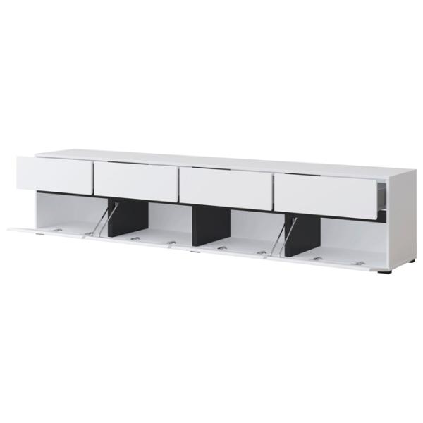 Тумба под телевизор Helvetia Cross 4D4S 48.2см x 225см x 40см/ ДСП photo 2