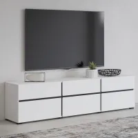 Тумба под телевизор Helvetia Cross 3D3S 48.2см x 180см x 40см/ ДСП photo 4