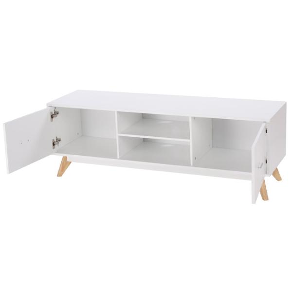 Тумба под телевизор Costway HW60413 48см x 140см x 40см/ МДФ photo 2