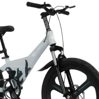 Велосипед TyBike BK-09 16" 16" Магниевый сплав / Серый Черный photo 3
