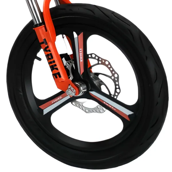 Bicicletă TyBike BK-09 16" 16" Aliaj de magneziu / Orange Black photo 5 Bicicletă TyBike BK-09 16" 16" Aliaj de magneziu / Orange Black photo 5