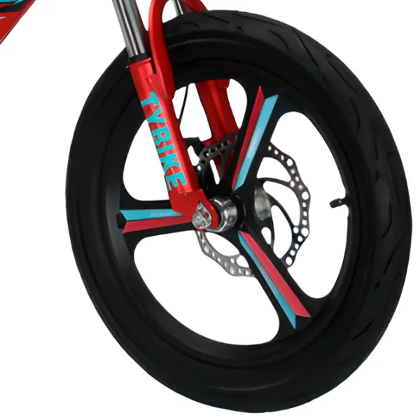 Bicicletă TyBike BK-09 20" 20" Aliaj de magneziu / Red Blue photo 5