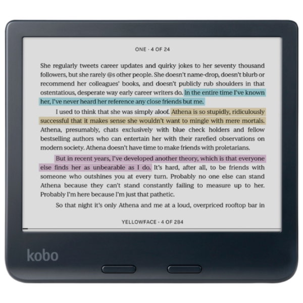 Carte electronică Kobo Libra Colour 7"/ E-Ink Kaleido 3/ 16 GB/ Black photo 2