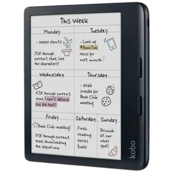 Carte electronică Kobo Libra Colour 7"/ E-Ink Kaleido 3/ 16 GB/ Black photo 3