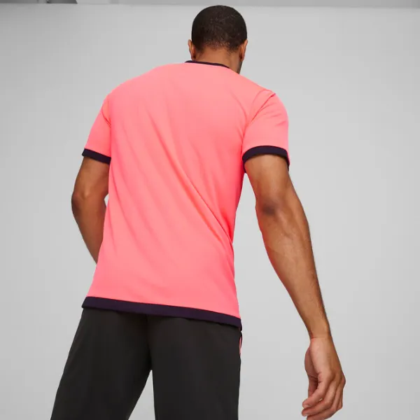 Tricou pentru bărbați Puma Teamliga Jersey 100% poliester/ Sunset Glow photo 4