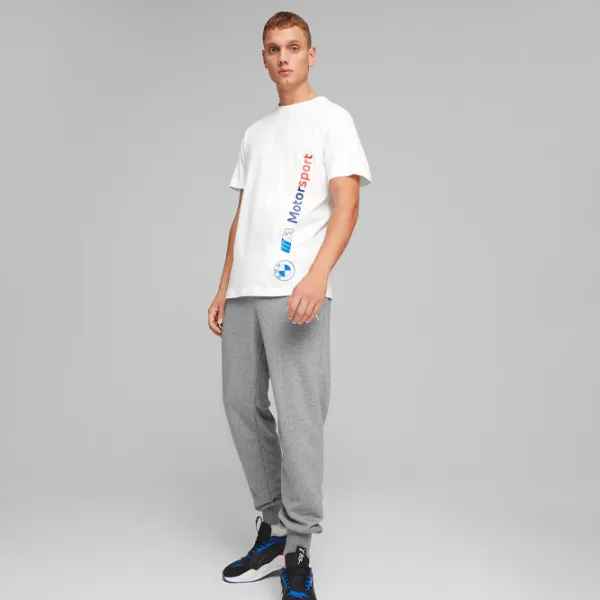 Tricou pentru bărbați Puma Bmw Mms Logo Tee + 100% bumbac/ White photo 5 Tricou pentru bărbați Puma Bmw Mms Logo Tee + 100% bumbac/ White photo 5