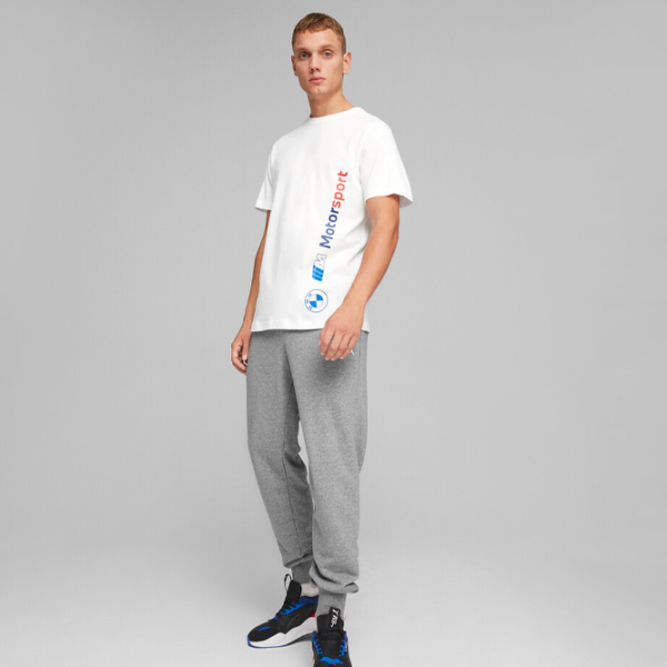 Tricou pentru bărbați Puma Bmw Mms Logo Tee + 100% bumbac/ White photo 5 Tricou pentru bărbați Puma Bmw Mms Logo Tee + 100% bumbac/ White photo 5