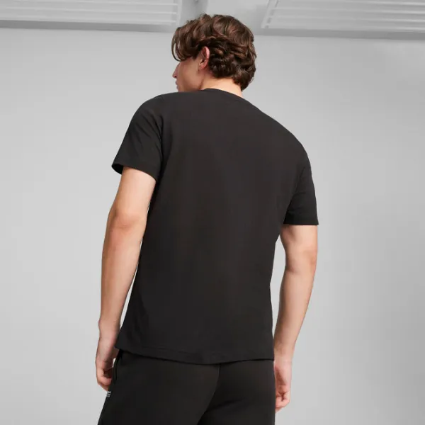 Футболка для мужчин Puma Mapf1 Ess Logo Tee 100% хлопок/ Черный photo 4