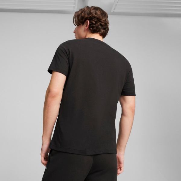 Футболка для мужчин Puma Mapf1 Ess Logo Tee 100% хлопок/ Черный photo 4