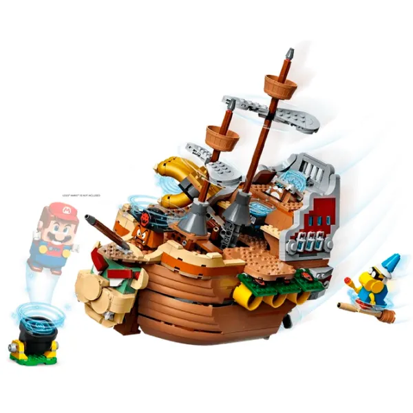 Constructor LEGO Bowser’s Airship Figuri/ Multicolor photo 2 Constructor LEGO Bowser’s Airship Figuri/ Multicolor photo 2