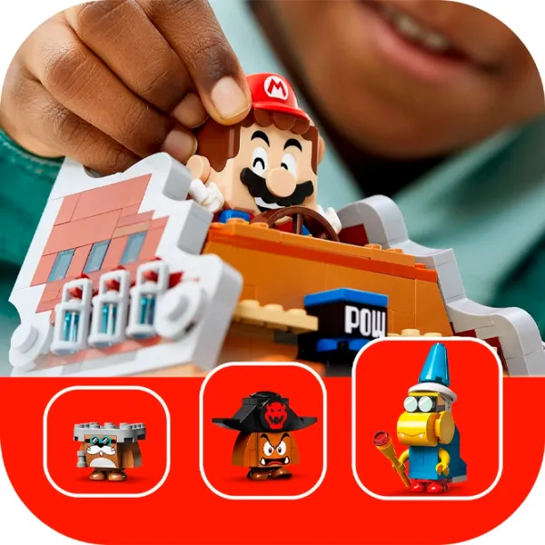 Constructor LEGO Bowser’s Airship Figuri/ Multicolor photo 6 Constructor LEGO Bowser’s Airship Figuri/ Multicolor photo 6