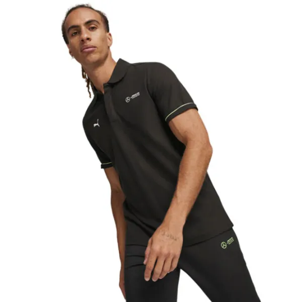 Tricou polo pentru bărbați Puma Mapf1 Black photo 4