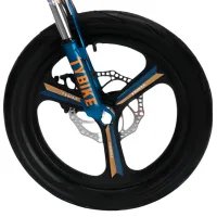 Bicicletă TyBike BK-09 14" 14" Aliaj de magneziu / Blue Orange photo 5