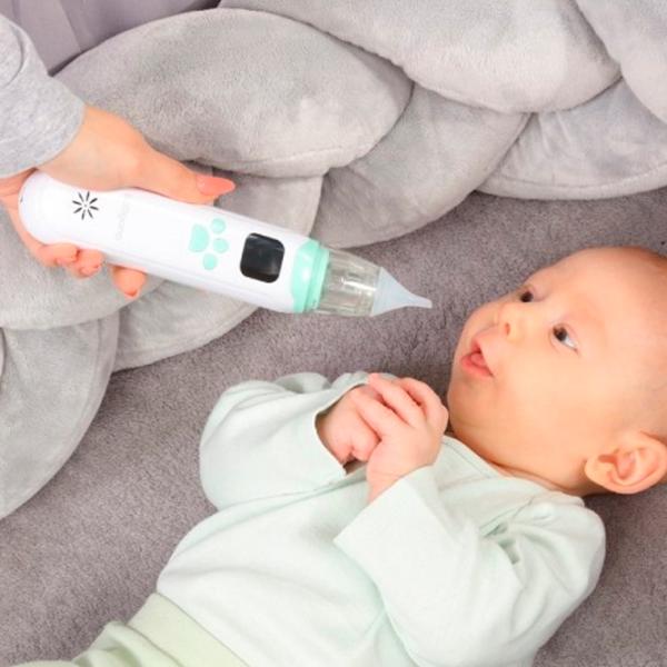 Назальный аспиратор BabyOno 1470 3450 мАч/ Белый photo 6