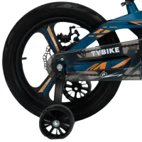 Bicicletă TyBike BK-09 16" 16" Aliaj de magneziu / Blue Orange photo 2