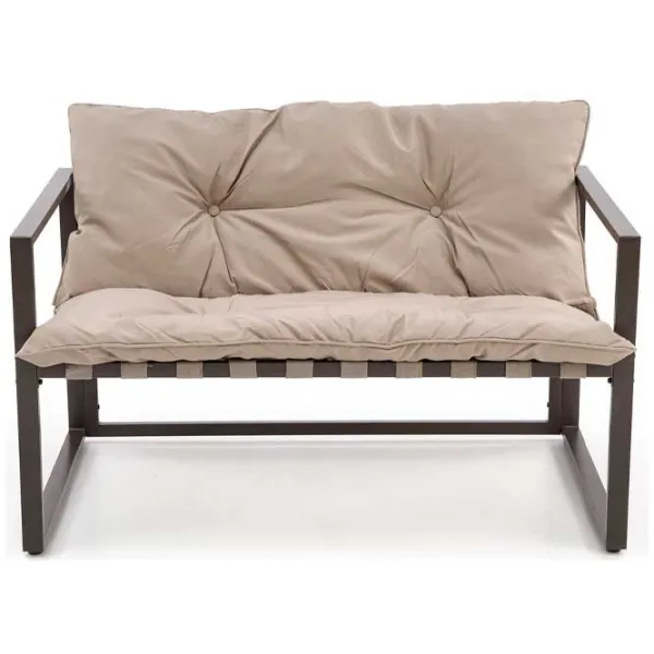 Набор мебели для террасы Halmar Shark Сталь/ Стекло/ Ткань/ Черный photo 2