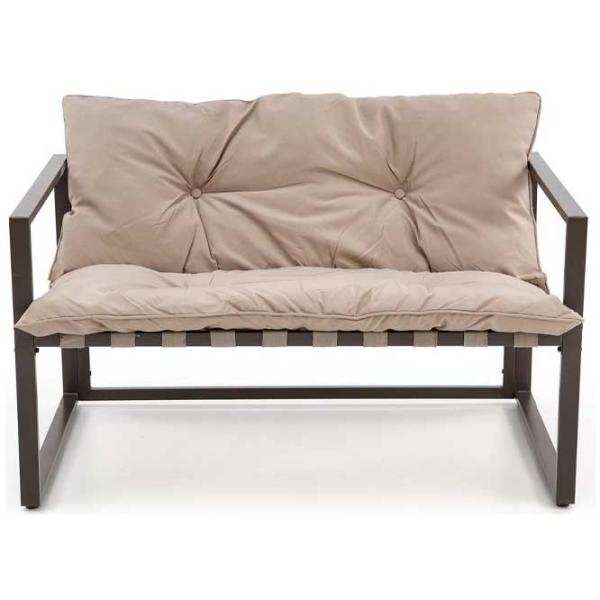 Набор мебели для террасы Halmar Shark Сталь/ Стекло/ Ткань/ Черный photo 2