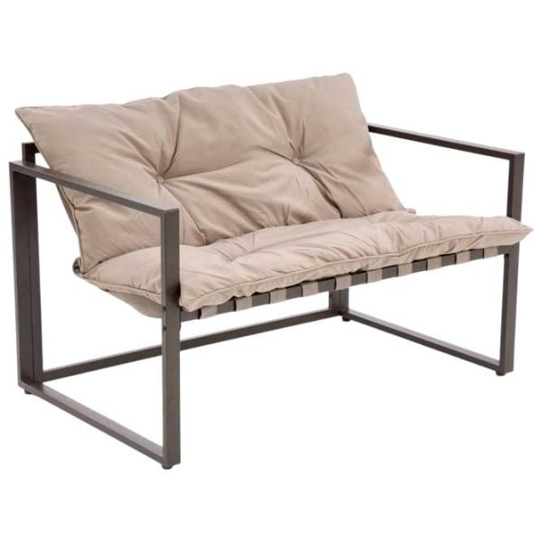 Набор мебели для террасы Halmar Shark Сталь/ Стекло/ Ткань/ Черный photo 4