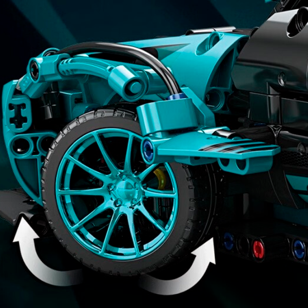 Конструктор JIQILE Racing Car Транспорт/ Разноцветный photo 4