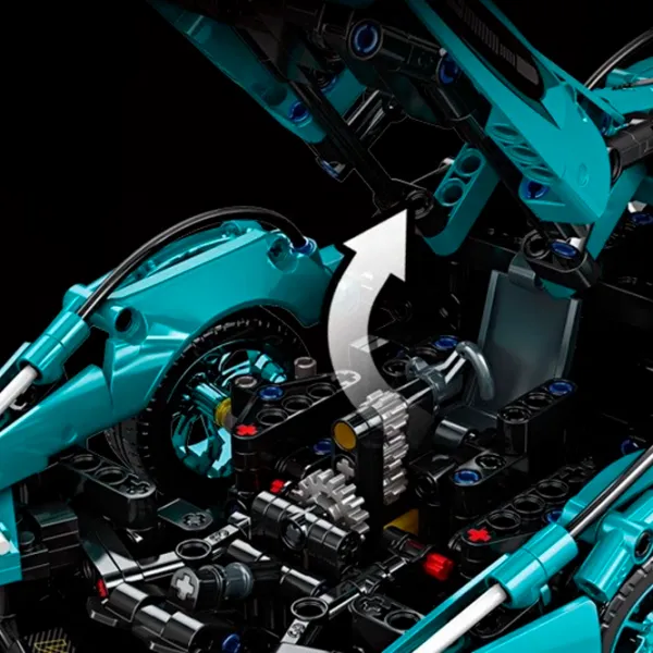 Конструктор JIQILE Racing Car Транспорт/ Разноцветный photo 5