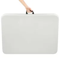 Set mobilă terasă Gardlov 3257 Oțel/ Plastic/ Plastic/ White photo 5