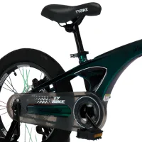 Велосипед TyBike BK-08 16" 16" Магниевый сплав / Зеленый Черный photo 3