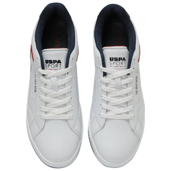 Кеды для мужчин U.S. Polo Assn. Planck 3PR 40 / Белый photo 4 Кеды для мужчин U.S. Polo Assn. Planck 3PR 40 / Белый photo 4