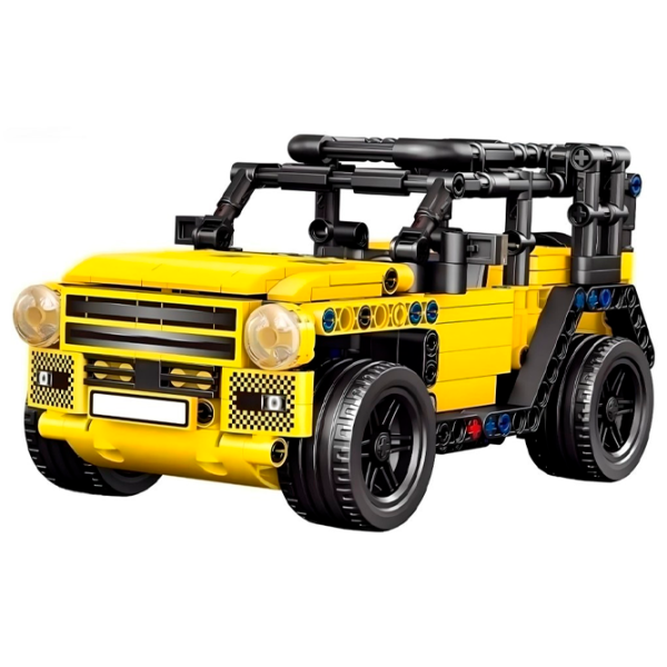 Constructor cu telecomandă Pingao Land Rover Defender Mașină/ Yellow photo 2