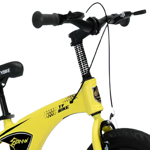 Bicicletă TyBike BK-08 16" 16" Aliaj de magneziu/ Yellow Black photo 4