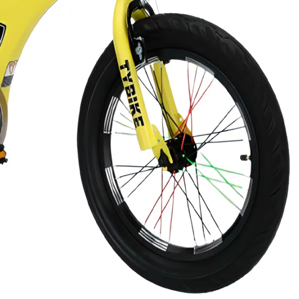 Bicicletă TyBike BK-08 16" 16" Aliaj de magneziu/ Yellow Black photo 5