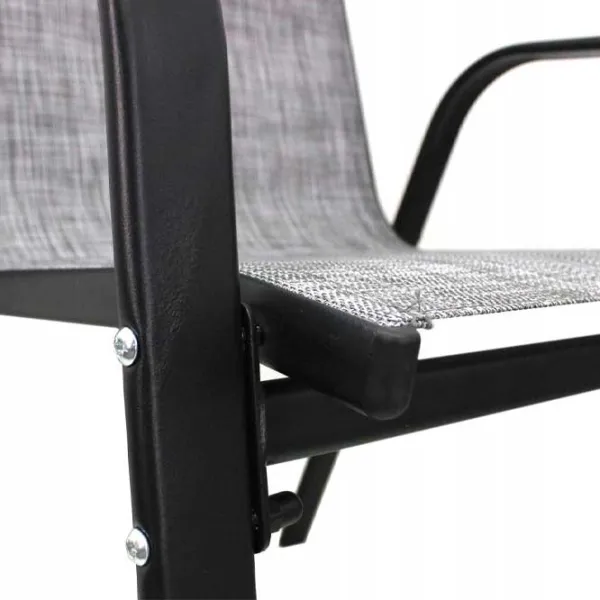 Set mobilă terasă GardenLine NEO9924 Oțel/ Plastic/ Plastic/ Gray photo 3
