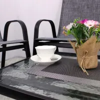Набор мебели для террасы GardenLine NEO9924 Сталь/ Пластик/ Пластик/ Серый photo 5
