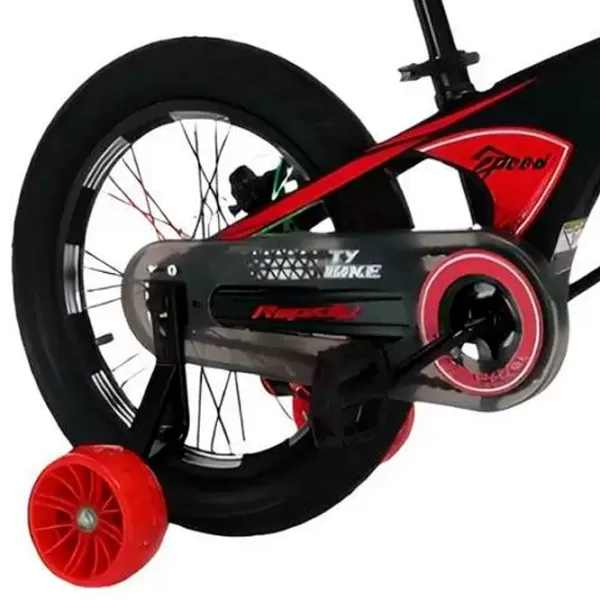 Bicicletă TyBike BK-08 20" 20" Aliaj de magneziu/ Black Red photo 2