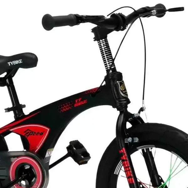 Bicicletă TyBike BK-08 20" 20" Aliaj de magneziu/ Black Red photo 4
