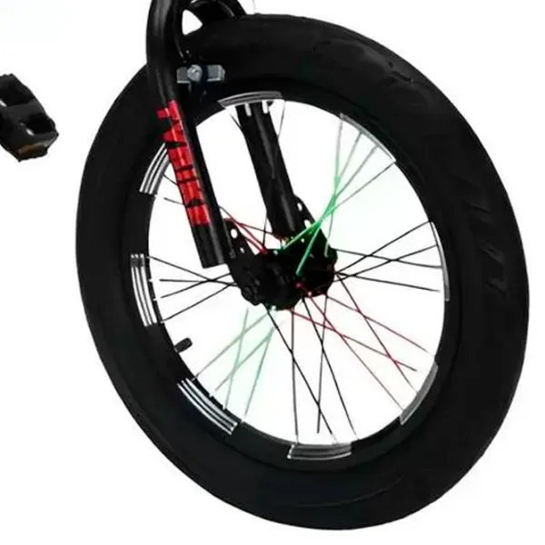 Bicicletă TyBike BK-08 20" 20" Aliaj de magneziu/ Black Red photo 5