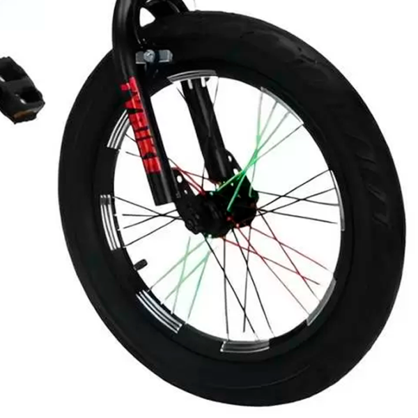 Bicicletă TyBike BK-08 20" 20" Aliaj de magneziu/ Black Red photo 5