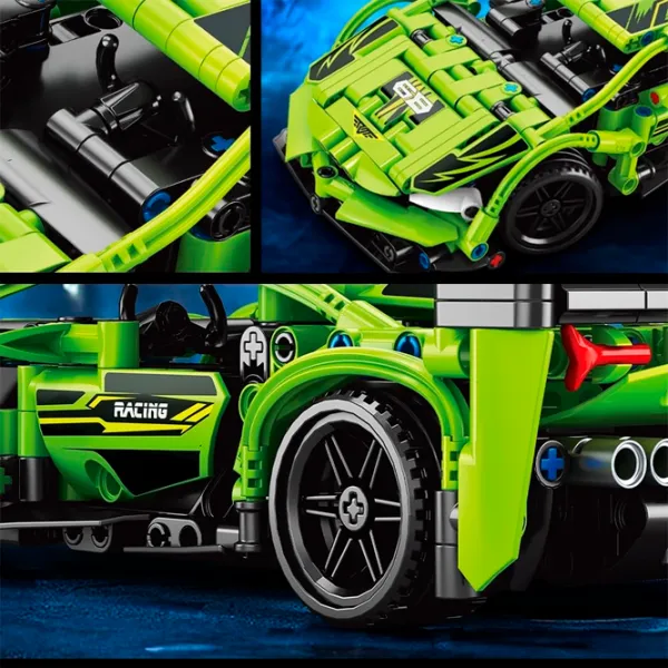 Constructor cu telecomandă Pingao Lamborghini Mașină/ Green photo 4