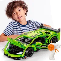 Constructor cu telecomandă Pingao Lamborghini Mașină/ Green photo 5
