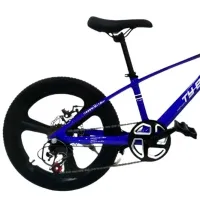 Bicicletă TyBike BK-7 20" 20" Aliaj de magneziu/ Red Blue photo 2