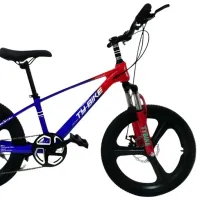 Bicicletă TyBike BK-7 20" 20" Aliaj de magneziu/ Red Blue photo 3