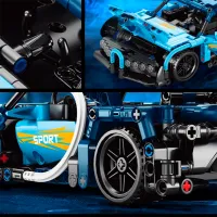 Constructor Pingao Bugatti Mașină/ Blue photo 5