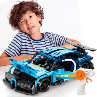 Constructor Pingao Bugatti Mașină/ Blue photo 6