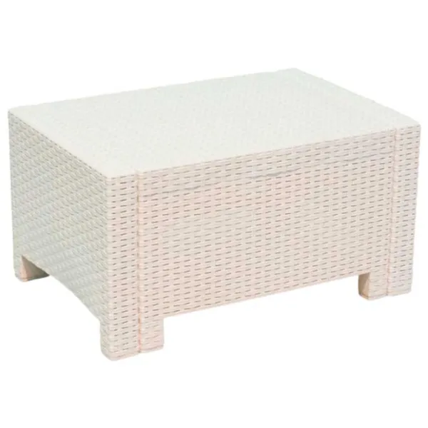 Set mobilă terasă Bica Nebraska Corner Ratan artificial/ Polipropilenă/ White photo 3 Set mobilă terasă Bica Nebraska Corner Ratan artificial/ Polipropilenă/ White photo 3