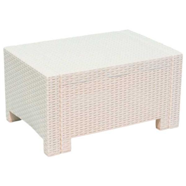 Set mobilă terasă Bica Nebraska Corner Ratan artificial/ Polipropilenă/ White photo 3 Set mobilă terasă Bica Nebraska Corner Ratan artificial/ Polipropilenă/ White photo 3